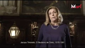 El bautismo de Cristo por Jacopo Tintoretto